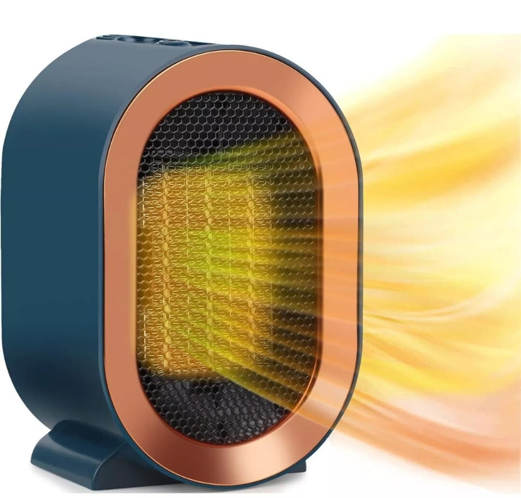 1200W Mini Electric Ceramic Space Heater Portable Heater Warm Fan Home Office Uk