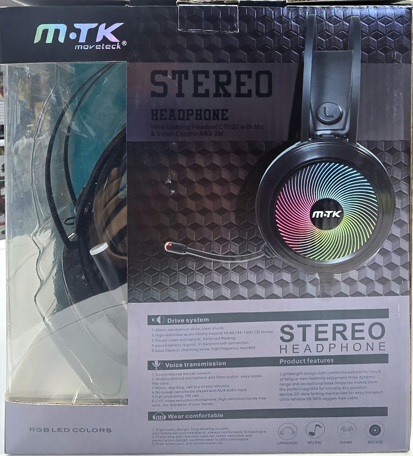 Gaming Headset 3.5mm with Mic 3D Stereo Sound Headphone for PS4 XBOX PC