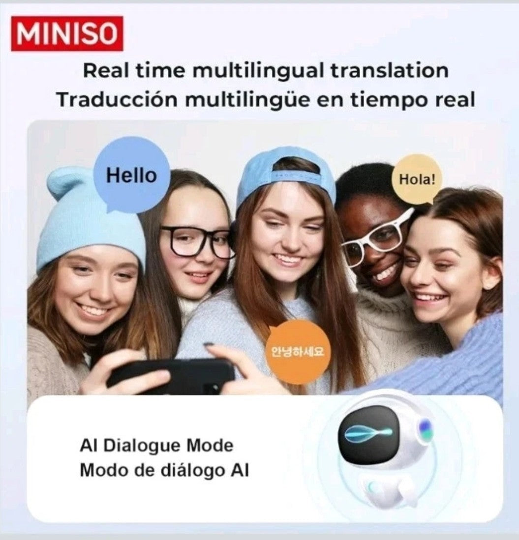 MINISO X30 Wireless AI Translation Earbuds Open Ear Bluetooth Headphones 30H
