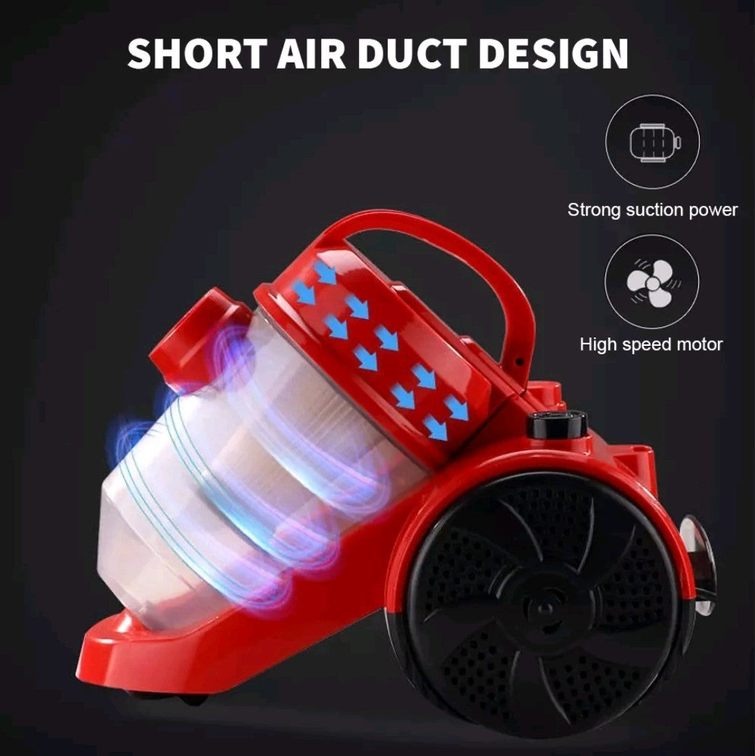 Bagless Cylinder Vacuum Cleaner 1000W Compact Lightweight Powerful Cyclonic Vac