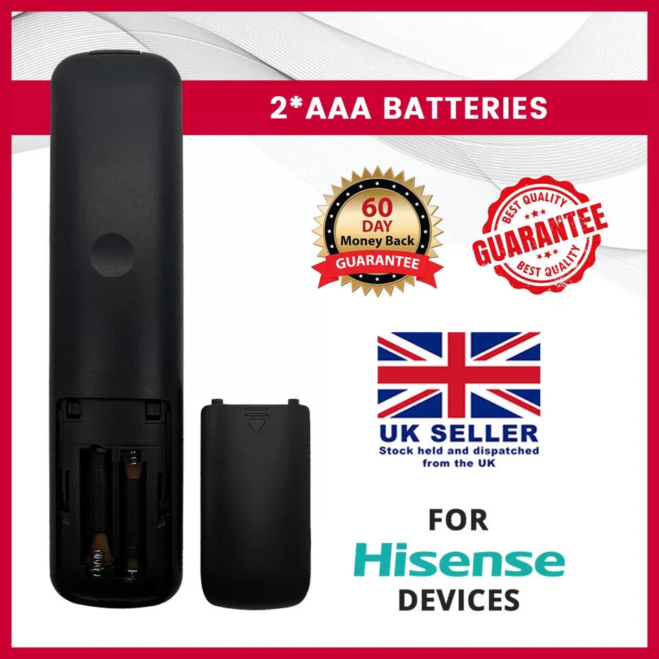 NEW Hisense TV Remote EN2BC27 Replacement for Hisense LED TV with NETFLIX YouTub