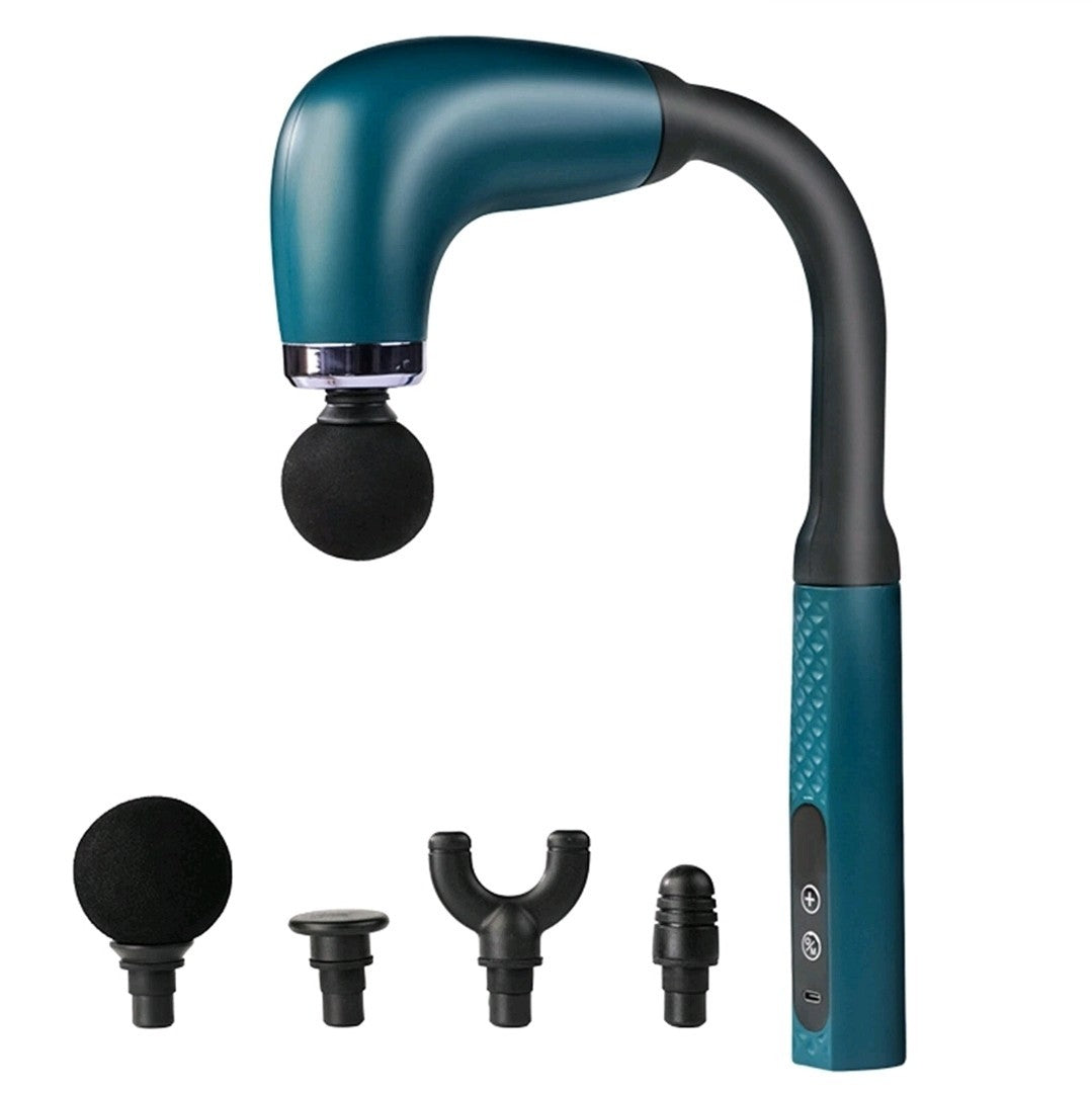 Massage Gun with Extended Handle – Deep Tissue Percussion Back & Neck Massager