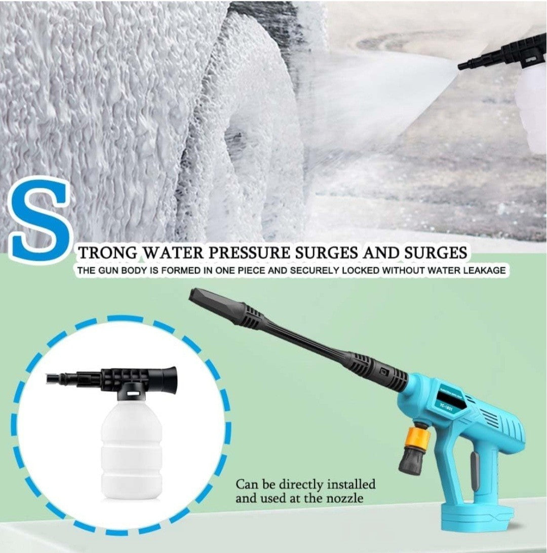 RONTALY (YC-1801) 3 In 1 Nozzle Cordless Pressure Washer + Accessory NO BATTERY 