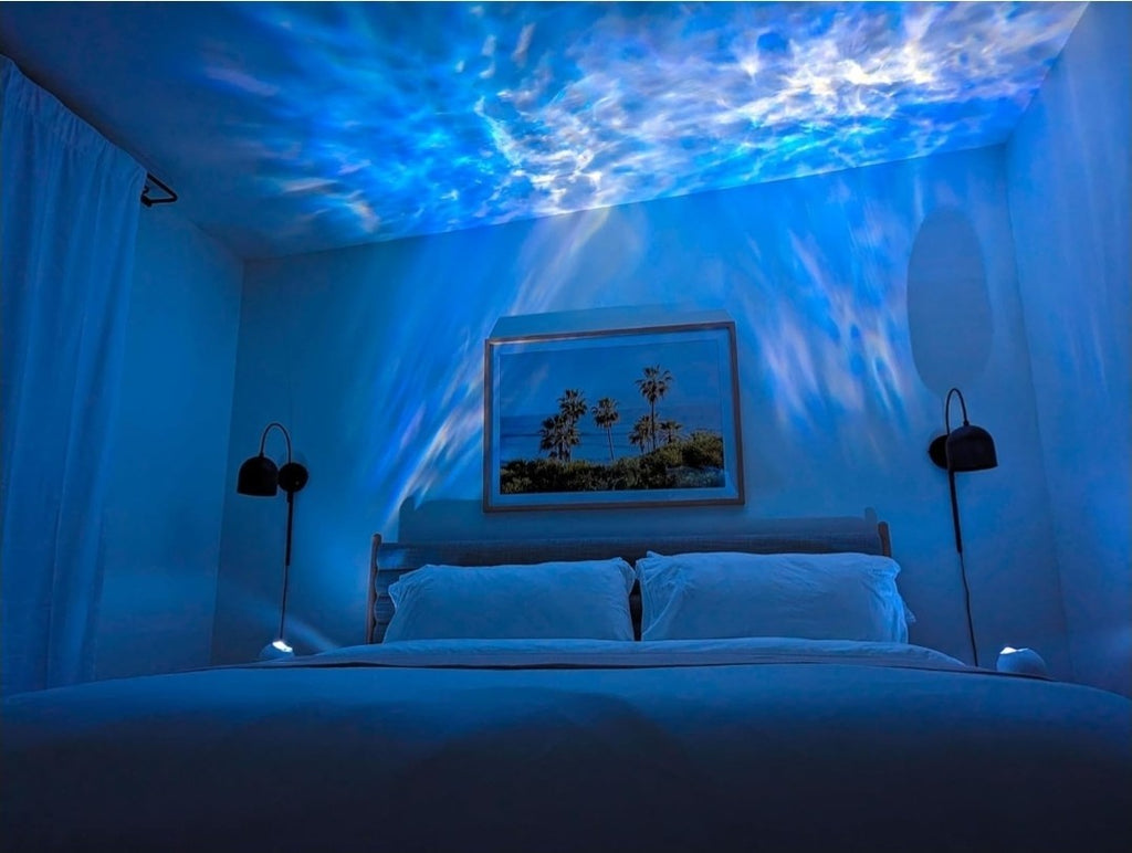 BlissLights Sky Lite Evolve Galaxy Projector – LED Laser Star Light with WiFi,