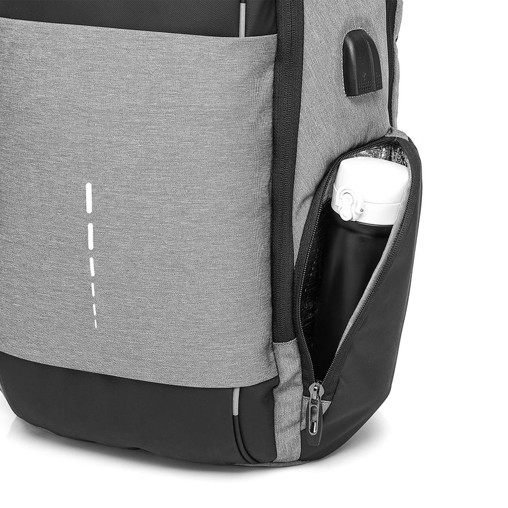 New Riseicon Liberty 1 Grey - Anti theft USB charging waterproof laptop backpack