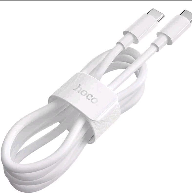 2M HOCO 60W USB-C to USB-C Charging & Data Cable–Super Fast, Durable, High-Speed