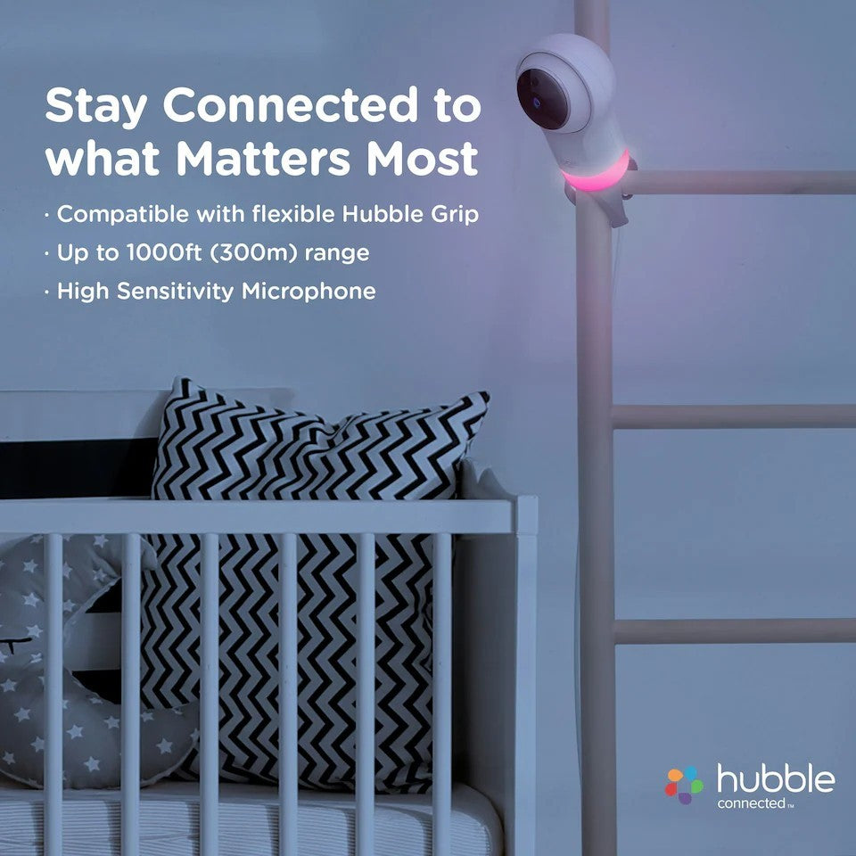 Hubble Nursery View Pro 5" Inch Video Baby Monitor with Remote Pan, Tilt & Zoom