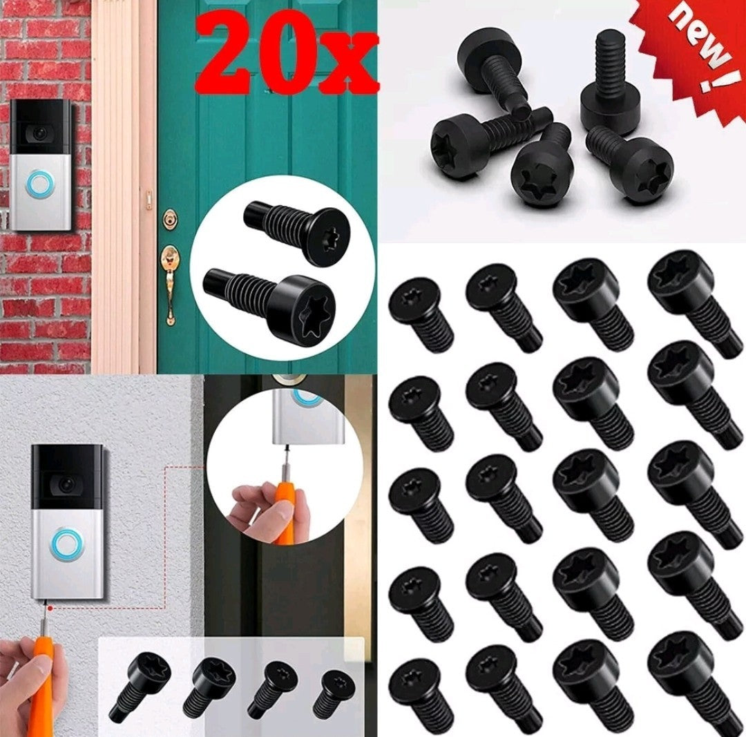 Ring Doorbell Screws 20x Replacement Security Screws Compatible + Video Doorbell