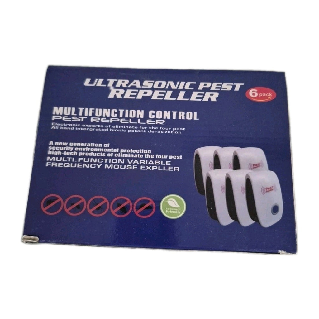 Ultrasonic Pest Repeller 6 Pack – Plug-In Electronic Mouse, Rat, Ant, Spider