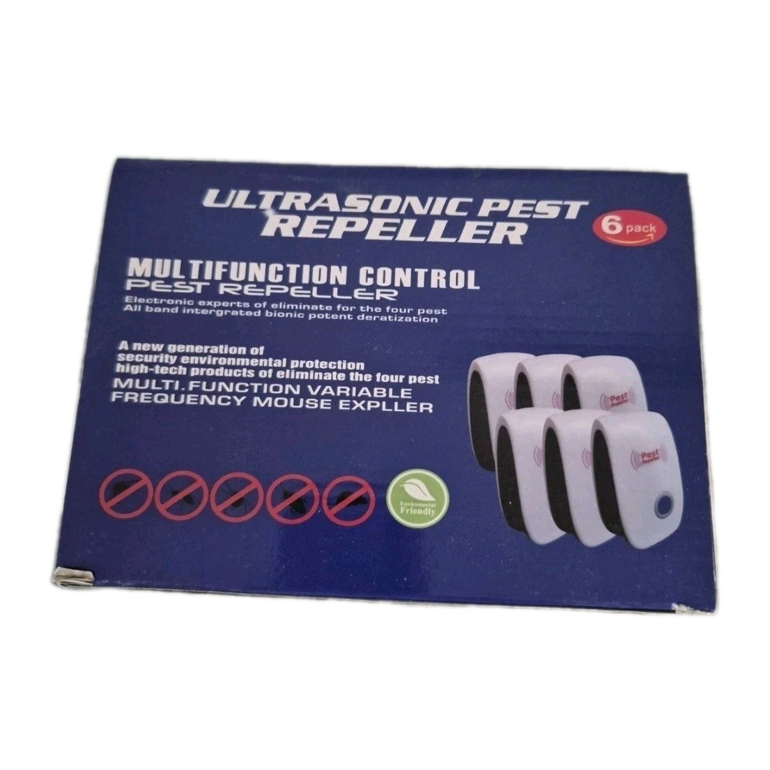 Ultrasonic Pest Repeller 6 Pack – Plug-In Electronic Mouse, Rat, Ant, Spider