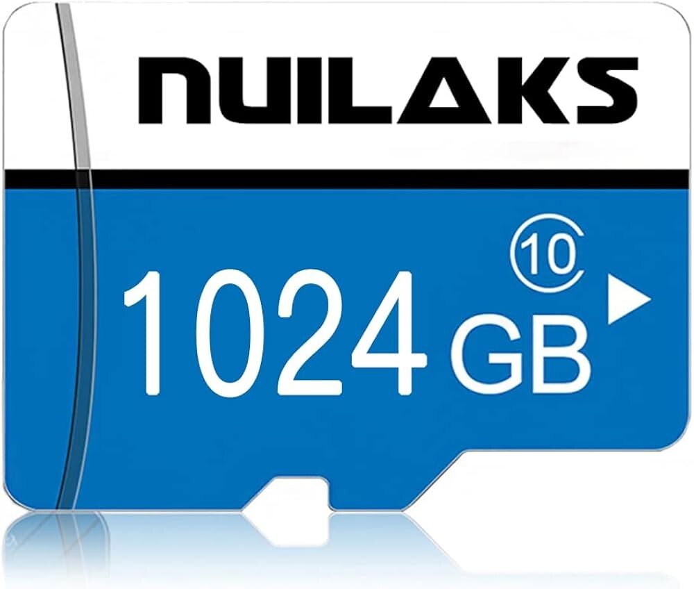 1Tb Micro SD Card Flash Memory Card TF Card Class 10, 1024 GB For Phones-Gaming 