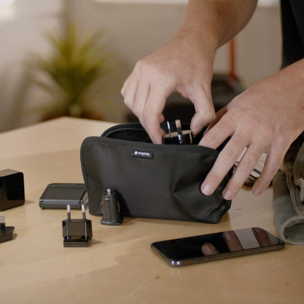 Global Travel Kit–Universal Wireless Charging Pad with Wall & Car Adapters,Cable