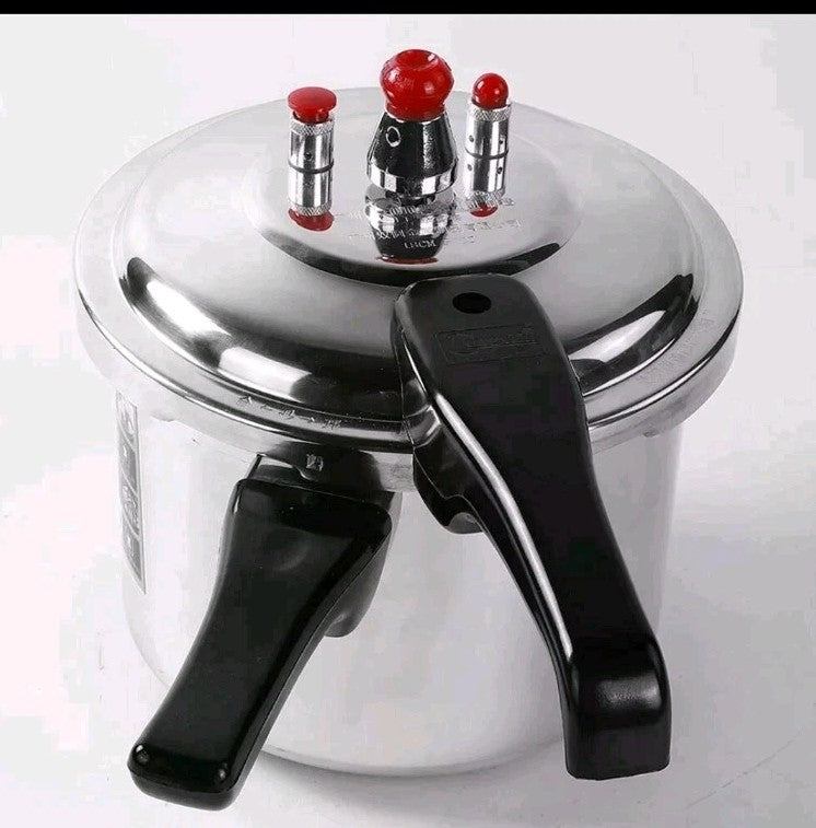 3 Litre Home Dual Handle aluminum Pressure Cooker Kitchen Catering Cookware UK