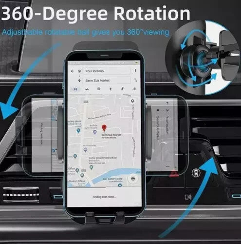 360°Car Phone Holder Universal Mount Mobile Windshield Dashboard/Air Vent desk