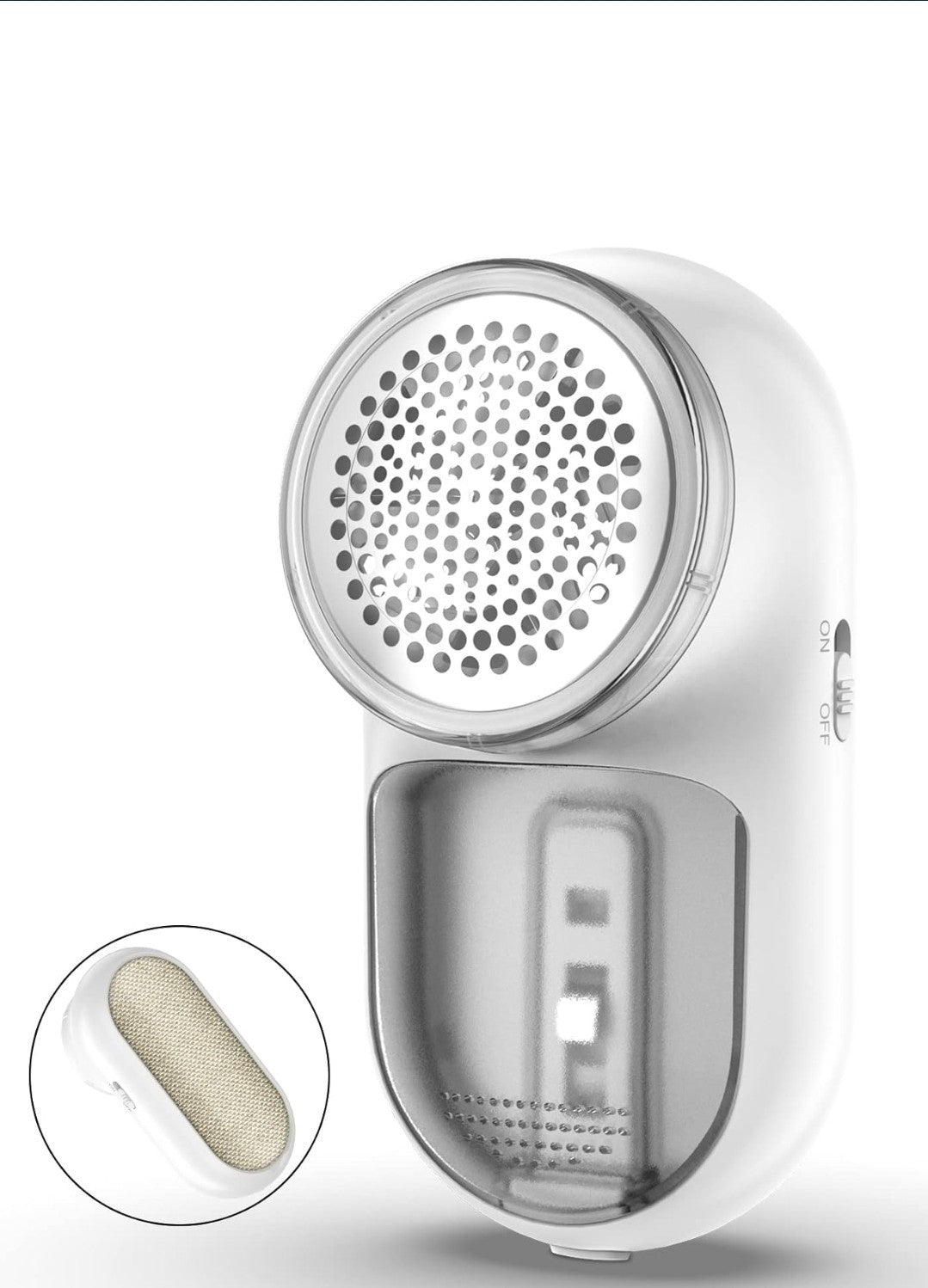 Homeasy 2-in-1 Fabric Lint Remover Electric Shaver & Brush | Bobble Defuzzer