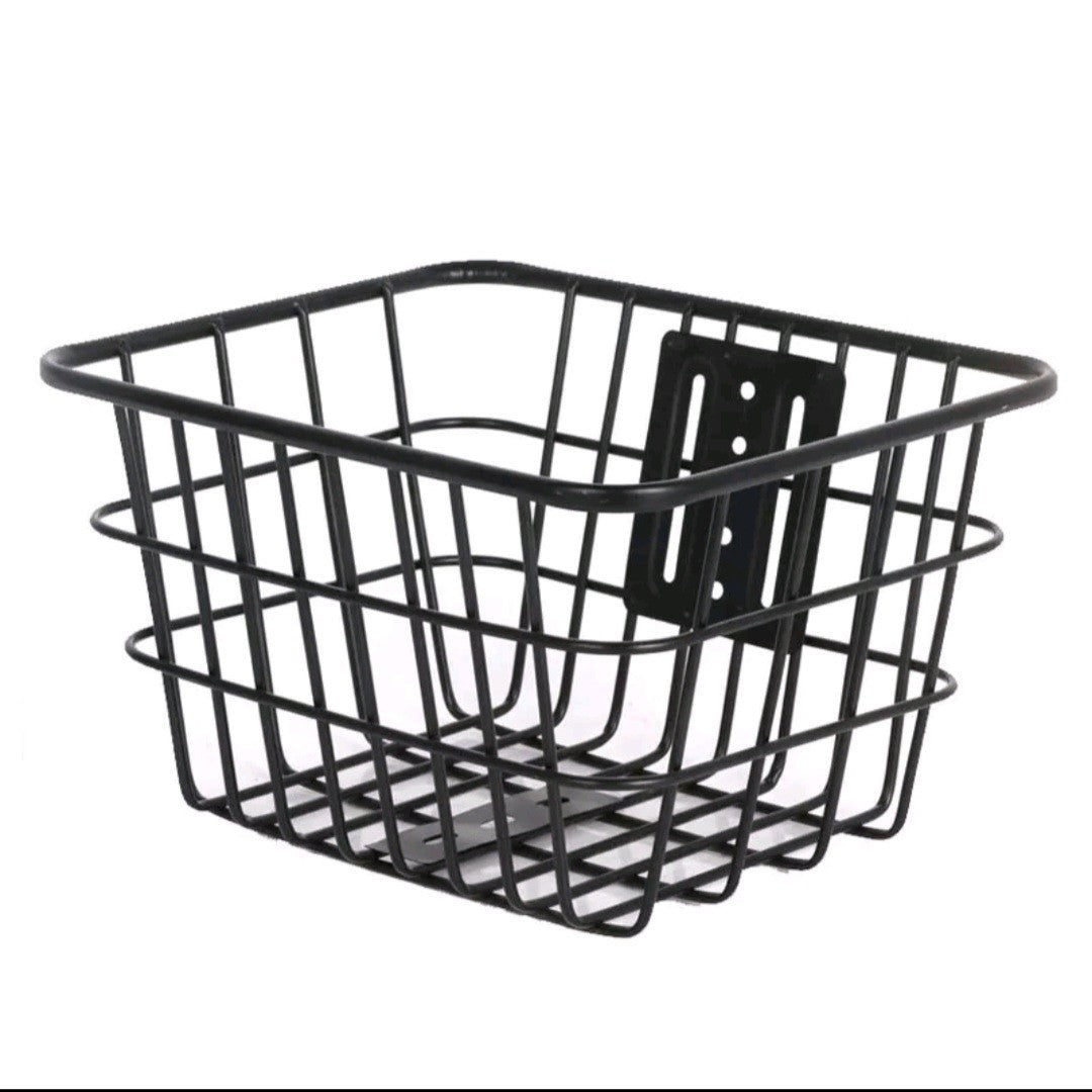 Bike Front Basket Universal Rustproof Strong Load Bearing Iron