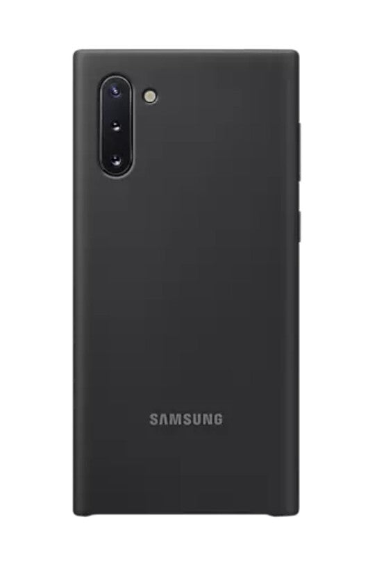 Samsung Official Genuine Silicone Case for Galaxy Note 10, Silicone Cover, Black