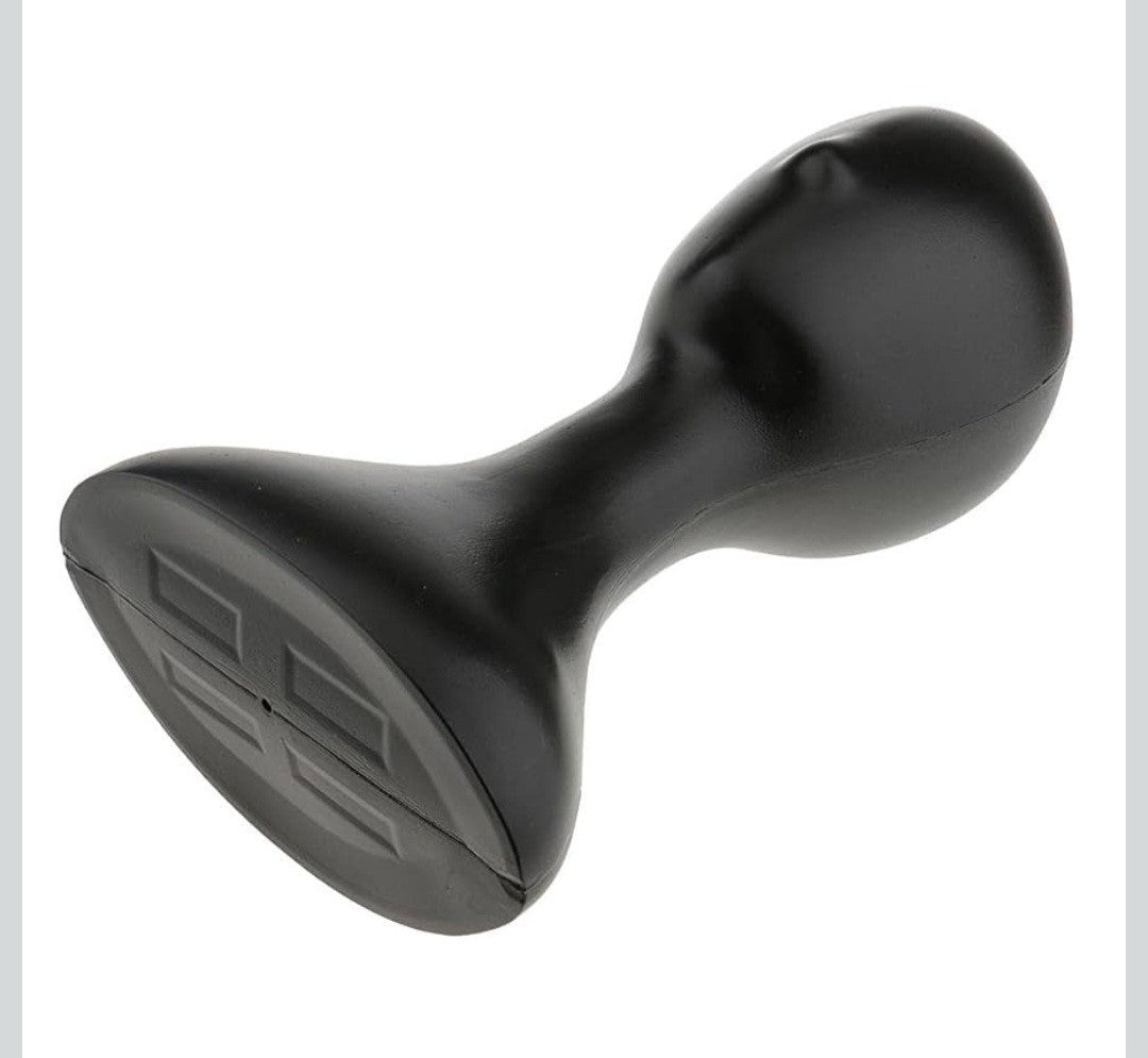 Abstract  Manikin Head for Hat Headset/Glasses /Hair Display Stand BLACK COLOUR
