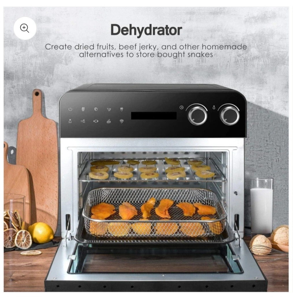 Tiastar Digital Air Fryer 23L Oven with LED Display Oil Free Cooking 1700W NEW