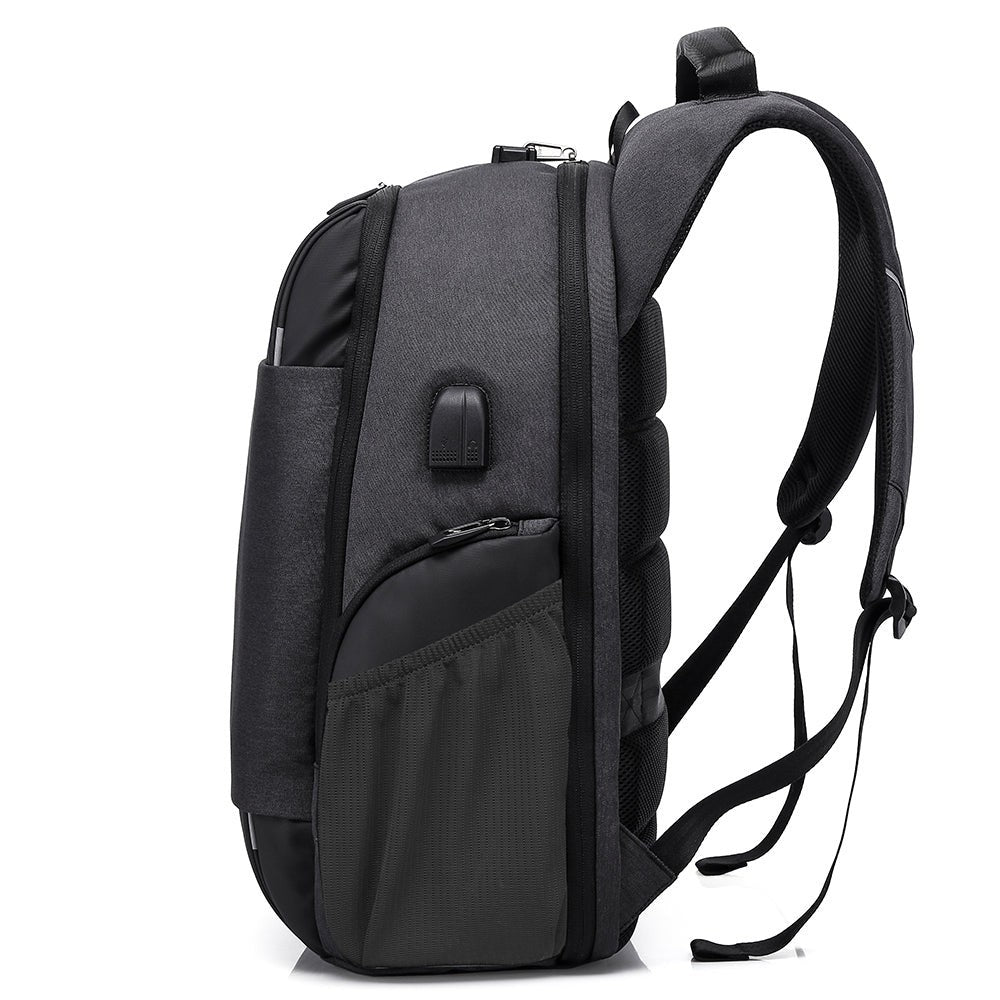New Riseicon Liberty 1 Black  Anti theft USB charging waterproof laptop backpack