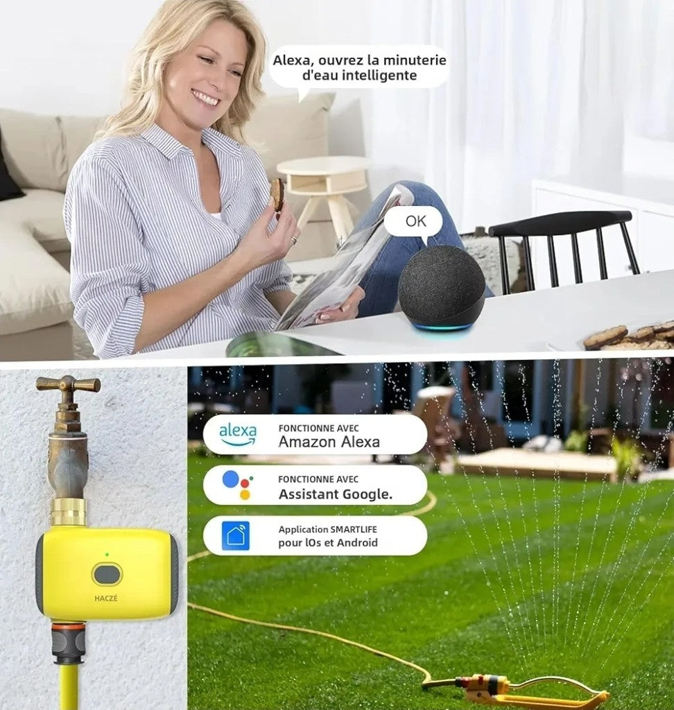 Smart Water Timer for Garden Hose, Sprinkler Timer for Watering, Requires Zigbee