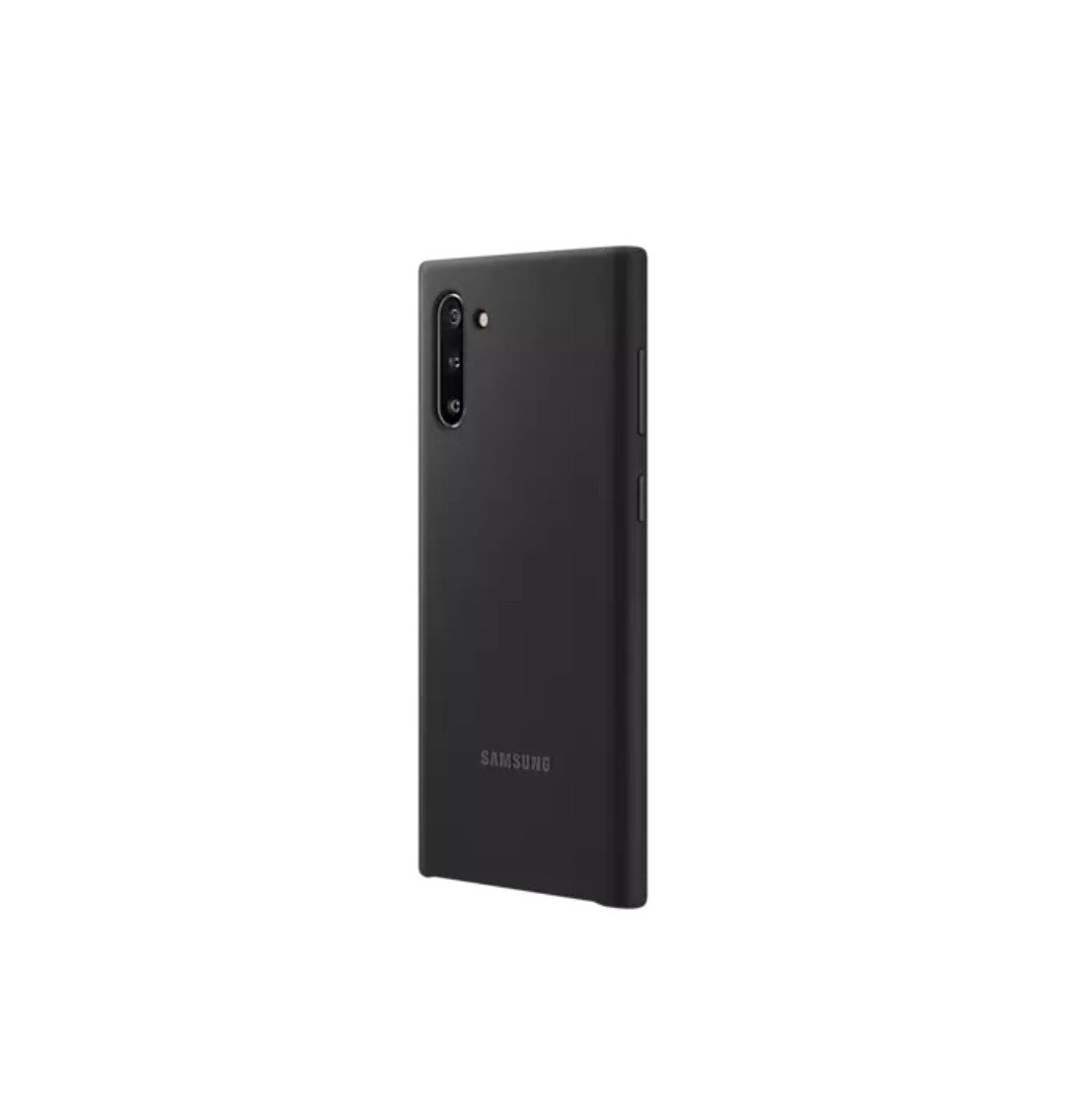 Samsung Official Genuine Silicone Case for Galaxy Note 10, Silicone Cover, Black