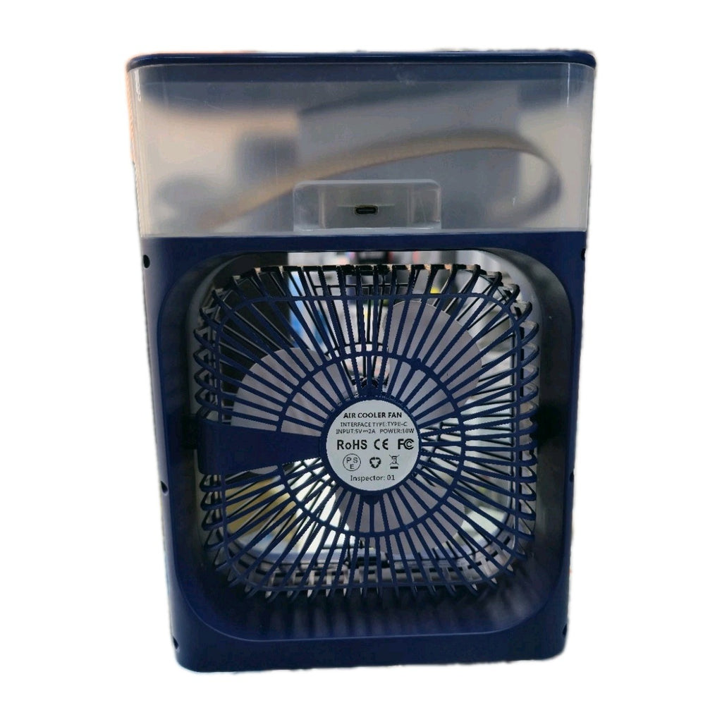 Portable Mini Air Cooler Mist Fan Humidifier – 3-in-1 Cooling Power for Any Room