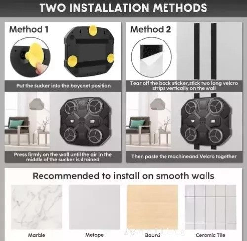 Boxing Machine with LED Lights & Gloves – 3 Speed Modes, Bluetooth Music,Kids 7+