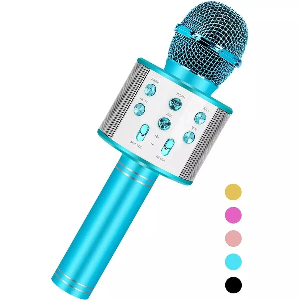 Girls & Boys Toys Age 3-12, Gifts for 3-10 Year Old Microphone Bluetooth Speaker