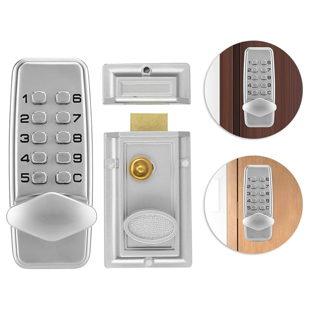 Digital Password Door Lock Mechanical Code Waterproof Electronic Locker
