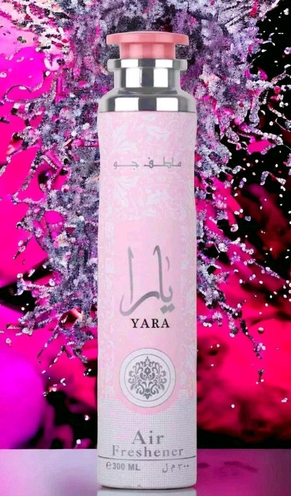 Yara Air Freshener by Lattafa 300ml – Long Lasting Fragrance Spray 100% Original