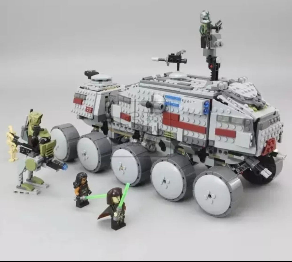 Star Wars Clone Turbo Tank Building Blocks Set MOC Bricks with Figures