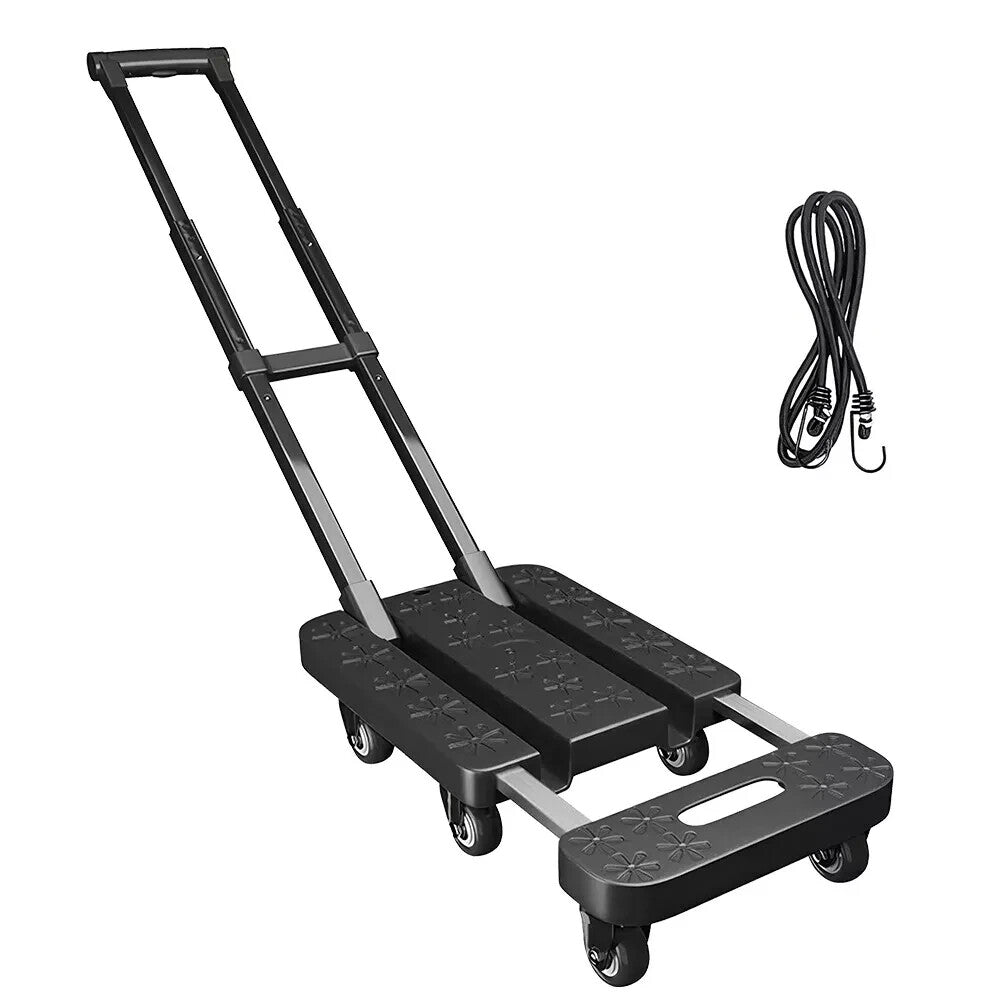 Brand New Heavy Duty Folding Hand Trolley 227 KG 6-Wheel Platform Cart Dolly