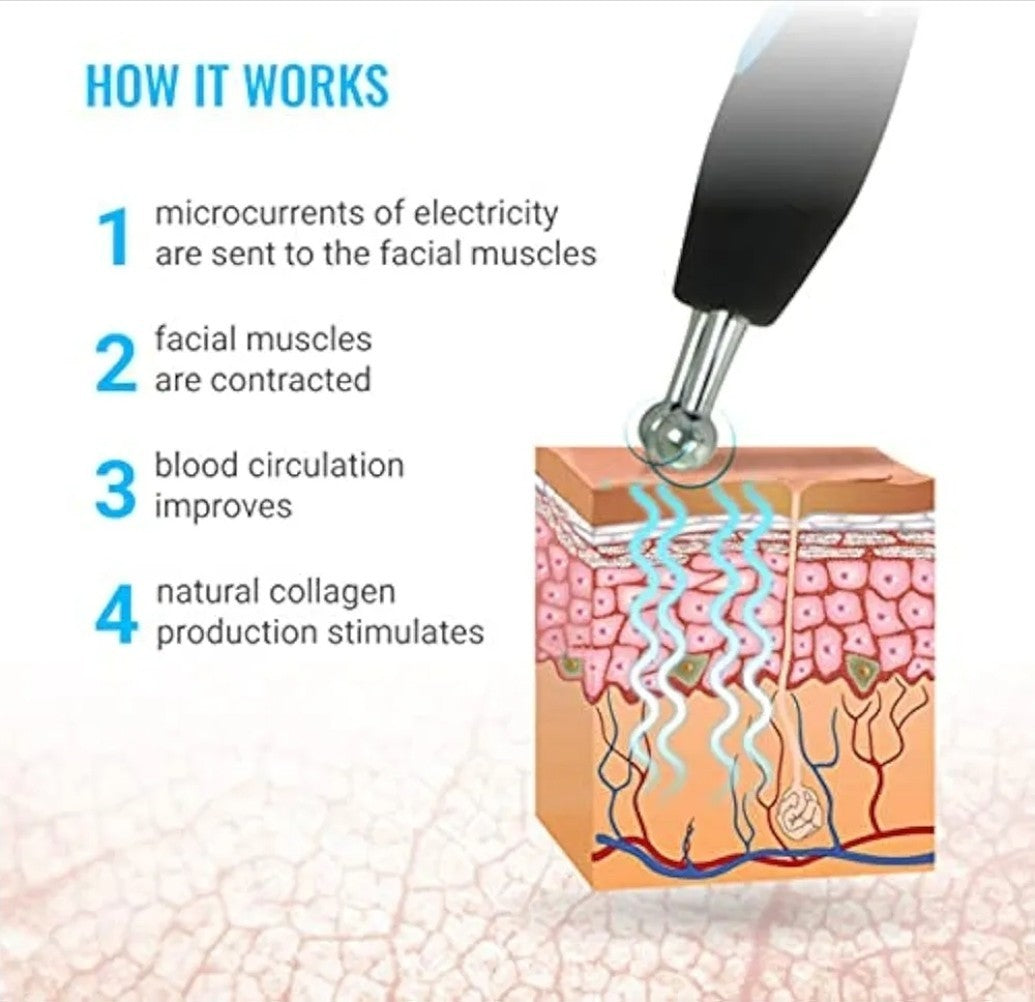 Facial Device, Face Lift Massager Anti Aging Skin and Neck Care Beauty Tools