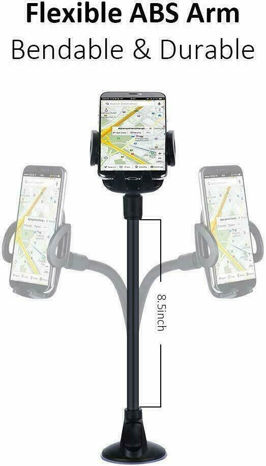 UNIVERSAL LONG ADJUSTABLE ARM CAR MOBILE PHONE HOLDER 30CM