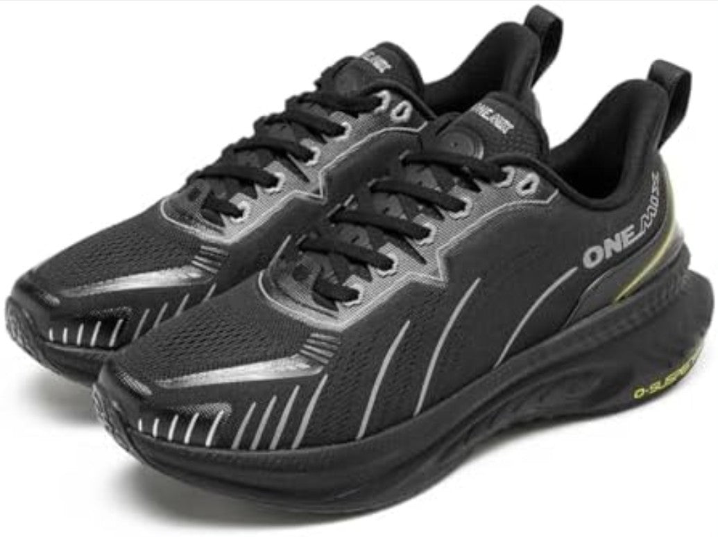 Onemix White Road Running Shoes for Men Air Cushion Outdoor Sport Shoes Size 10
