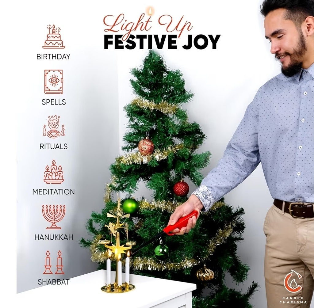 Candle Charisma 100x White Spell Candles - 4" Unscented Paraffin Chime Candles, 