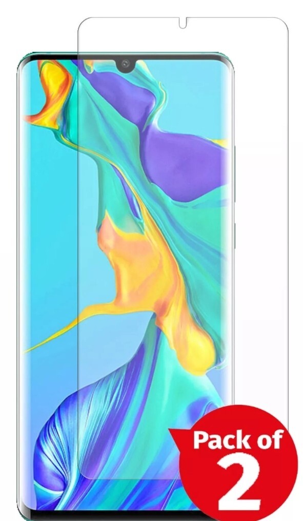 Screen Protector TPU FILM Cover For Huawei P30 Pro 100% Clear Hydrogel Pack Of 2