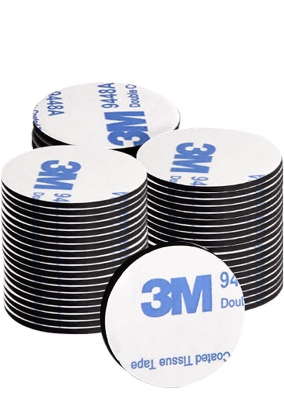 3M Double-Sided VHB Foam Sticky Pads Round, Strong Adhesive Mounting, Pack of X8