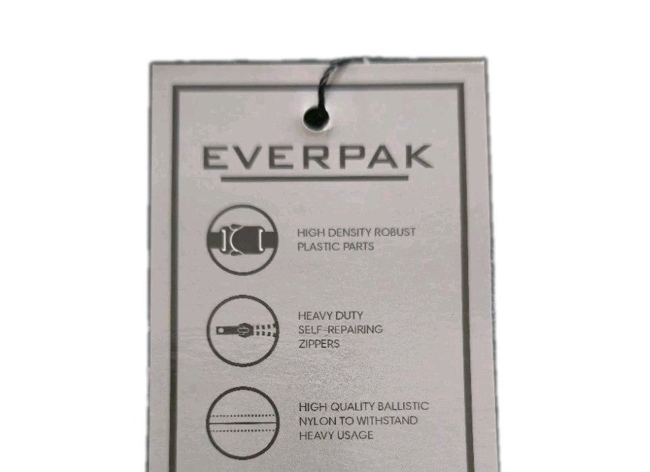 Everpak 30" Extra Large Black Holdall Travel Bag – Heavy Duty Ballistic Nylon,