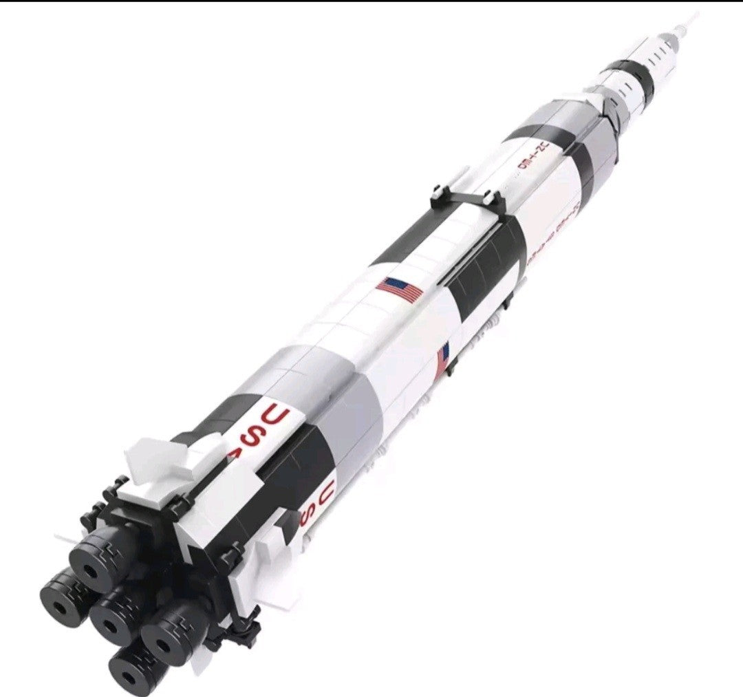 NASA  Apollo Saturn V Building Blocks Space Rocket 1969PCS