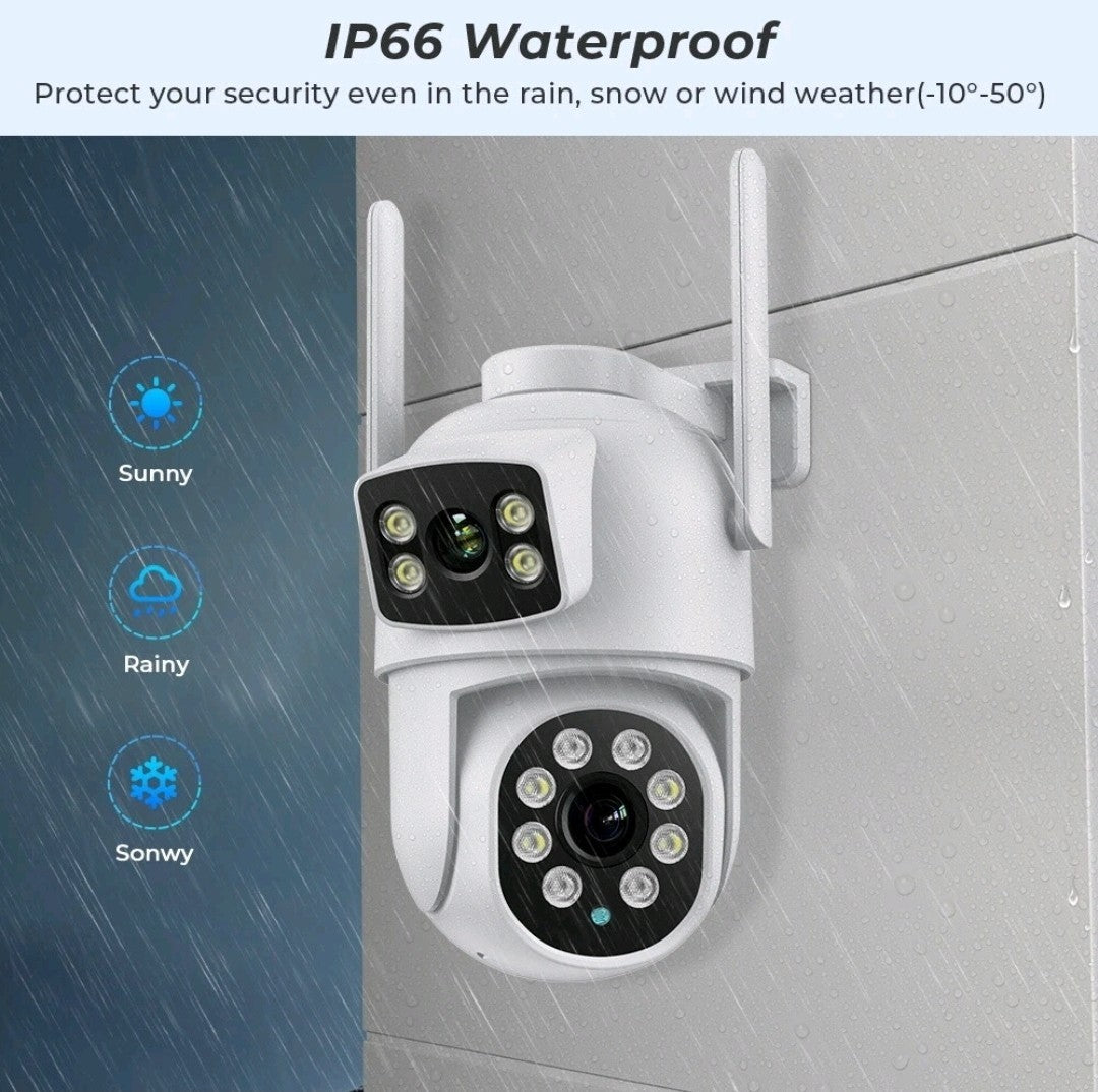 Wireless 8MP 4K IP Camera WIFI Outdoor CCTV HD PTZ Smart  Security IR Camera 