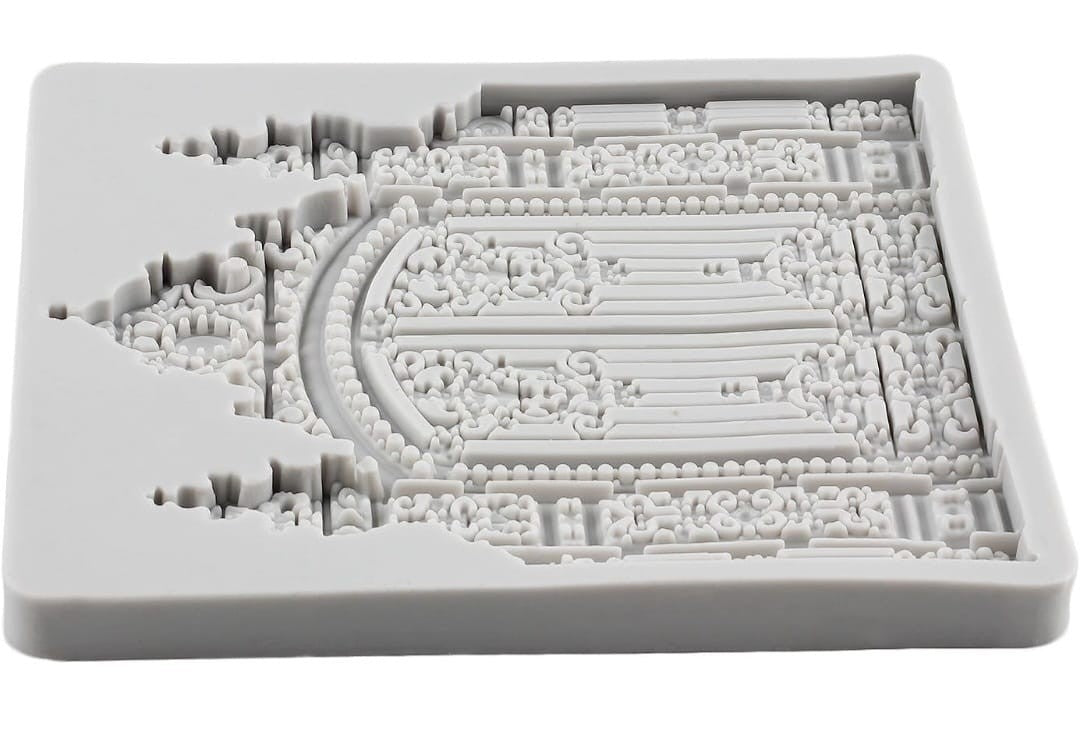 Castle Gate Silicone Fondant Mold For Cake Decorating/ Cupcake Topper 