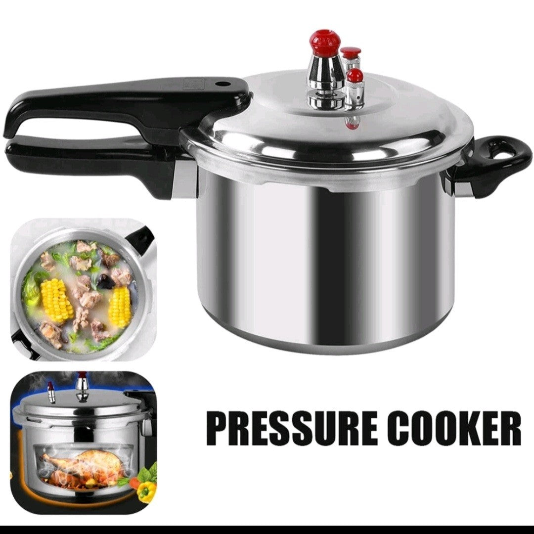 3 Litre Home Dual Handle aluminum Pressure Cooker Kitchen Catering Cookware UK