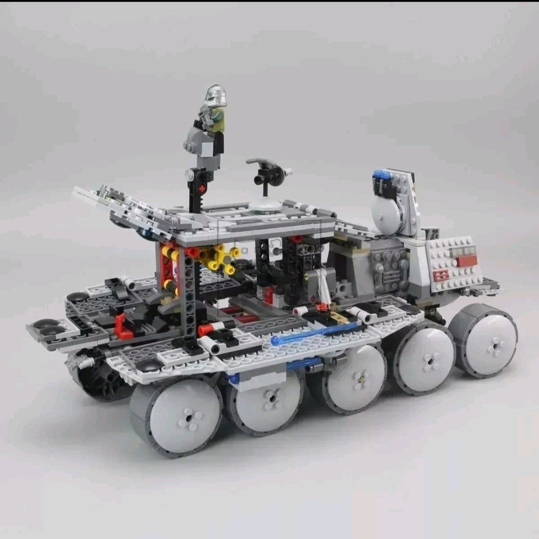 Star Wars Clone Turbo Tank Building Blocks Set MOC Bricks with Figures