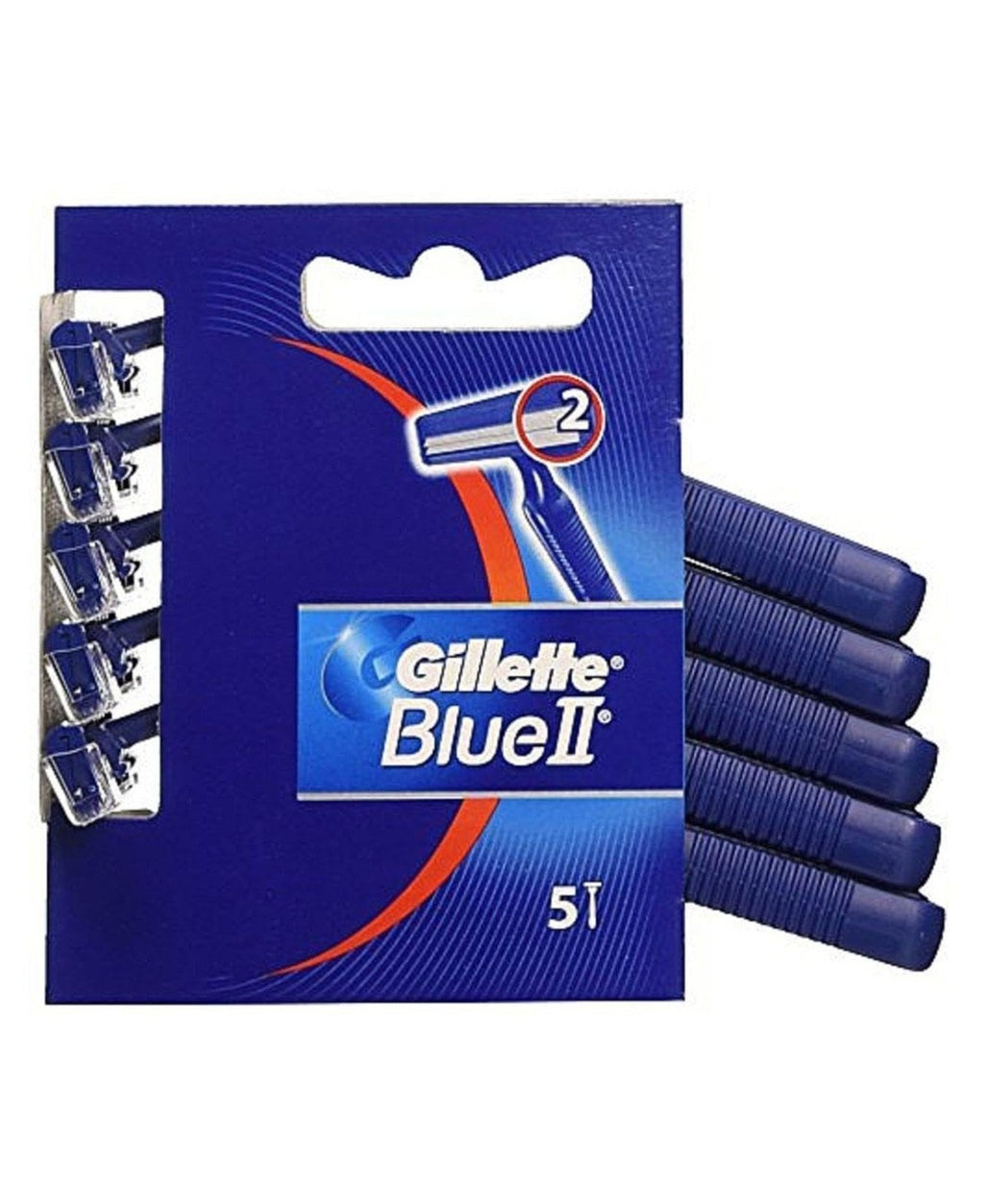 10x Gillette Blue 2 Disposable Men's Razor (2 x Pack), 5 Count Each Pack. New