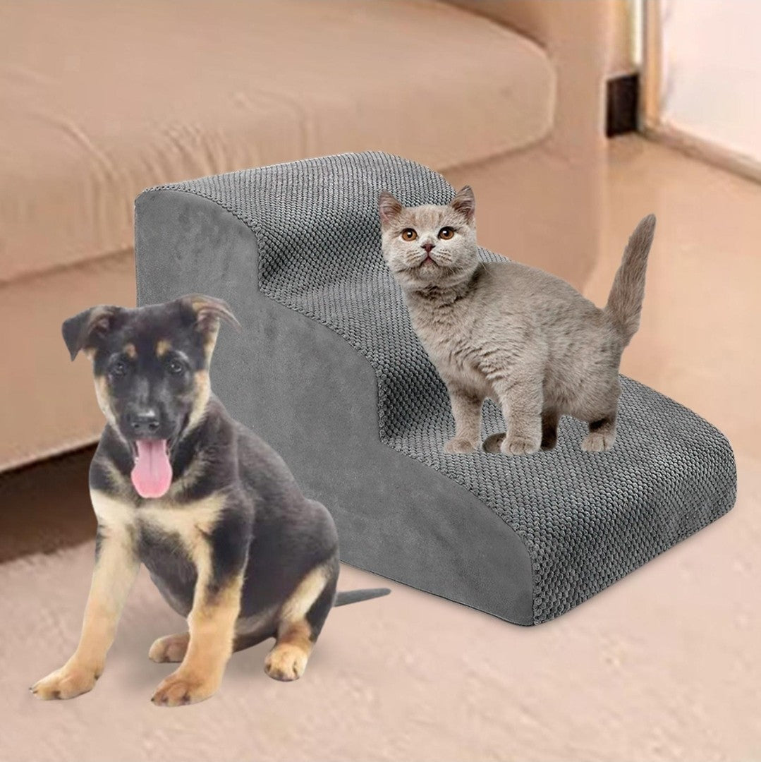 Dog Stairs Steps Cat Ramp for Small Large Medium Dog Indoor Cats Kitten