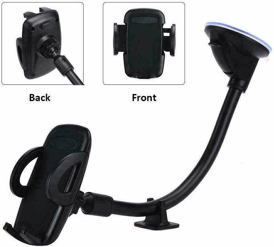 UNIVERSAL LONG ADJUSTABLE ARM CAR MOBILE PHONE HOLDER 30CM