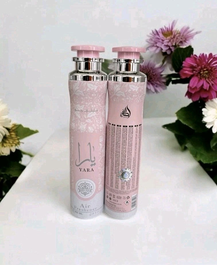 2 PACK Yara Air Freshener (By Lattafa) BRAND NEW 300ml