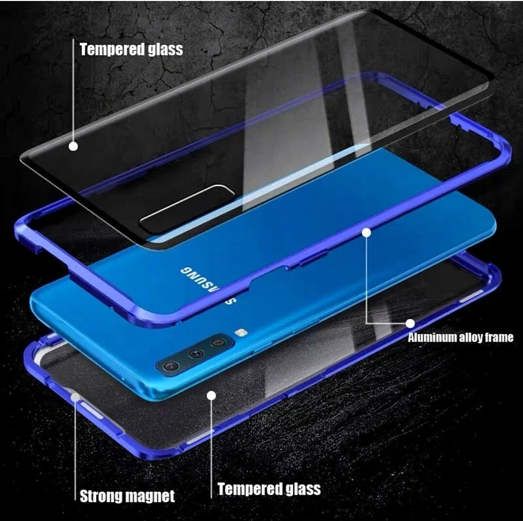 360 Full Body Magnetic Aluminium Case Cover For Samsung Galaxy Note 20 In Teal